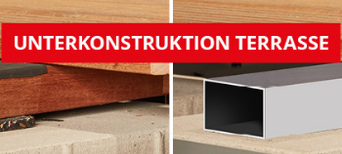 Unterkonstruktion Holz VS Metall